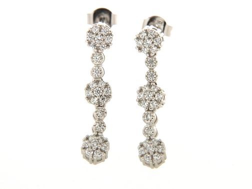 Earrings in silver tit. 925m. - OR7R