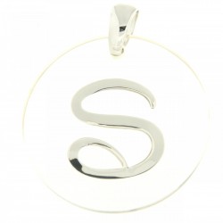 Pendent in silver tit. 925m.