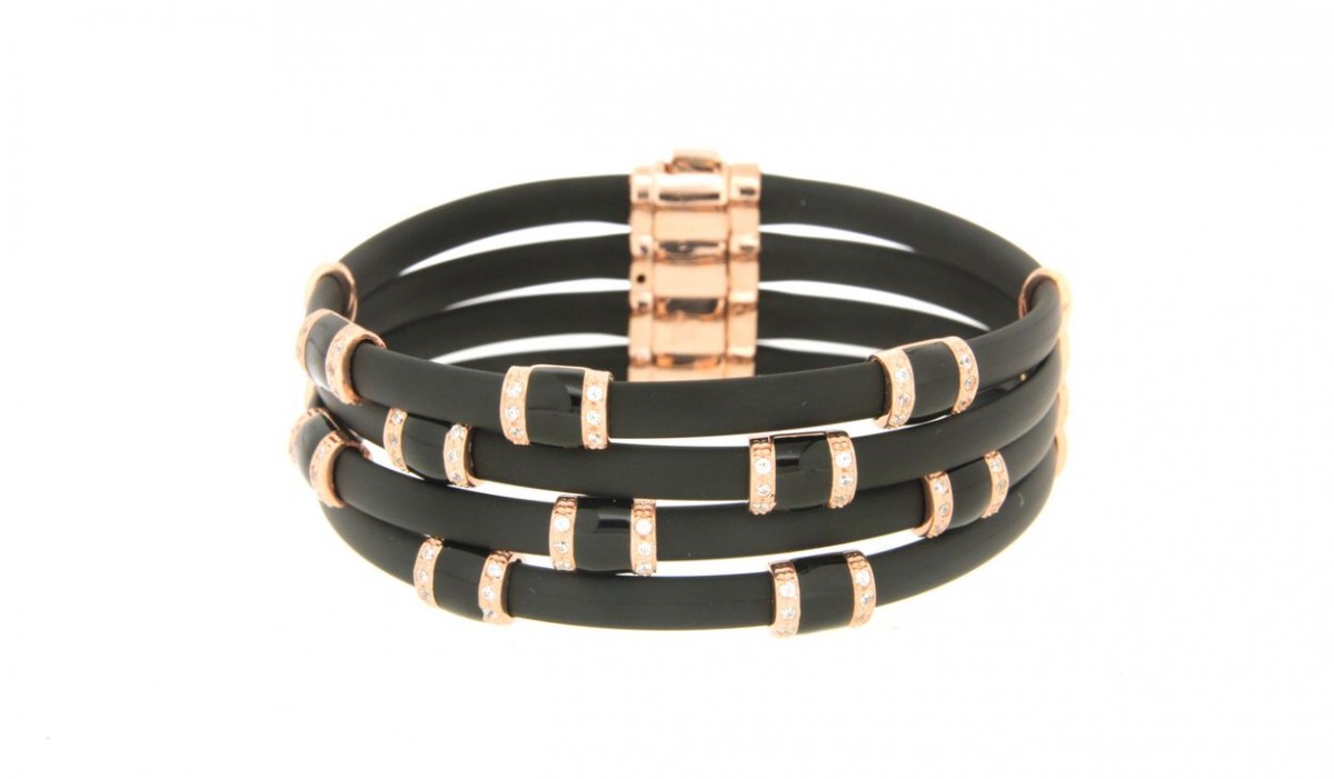 Bracciale in argento tit. 925m. - B61PN3