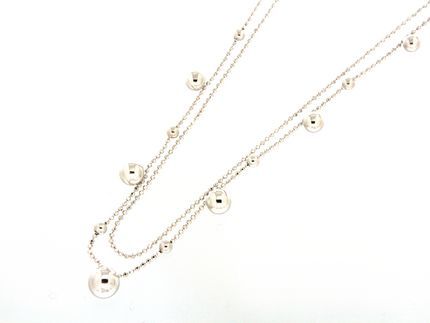 Collana in argento tit. 925m.
