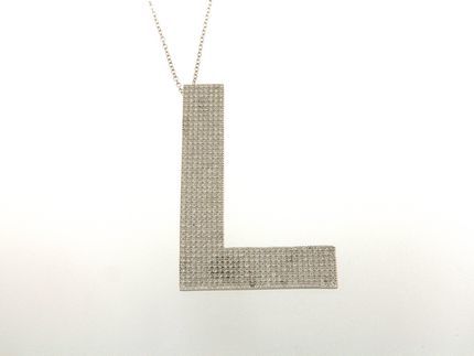 Necklace in silver tit. 925m.