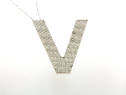 Necklace in silver tit. 925m. 