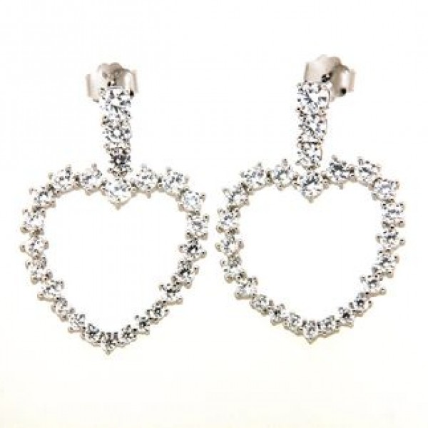Earrings in silver tit. 925m.