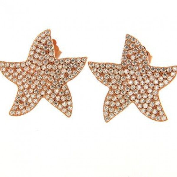 Orecchino in argento tit. 925m.