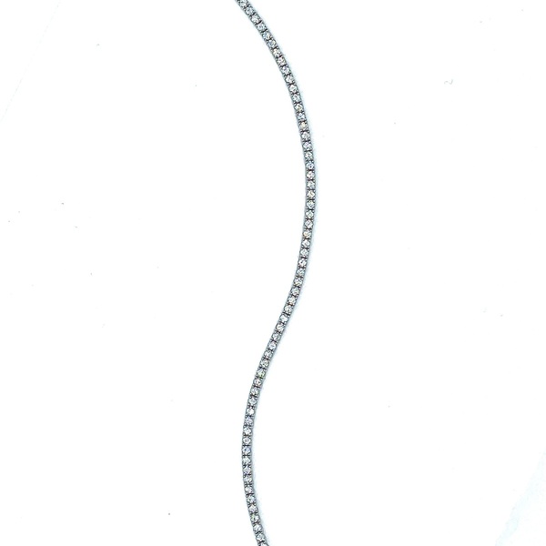 Bracciale tennis in argento tit. 925m.(18cm)