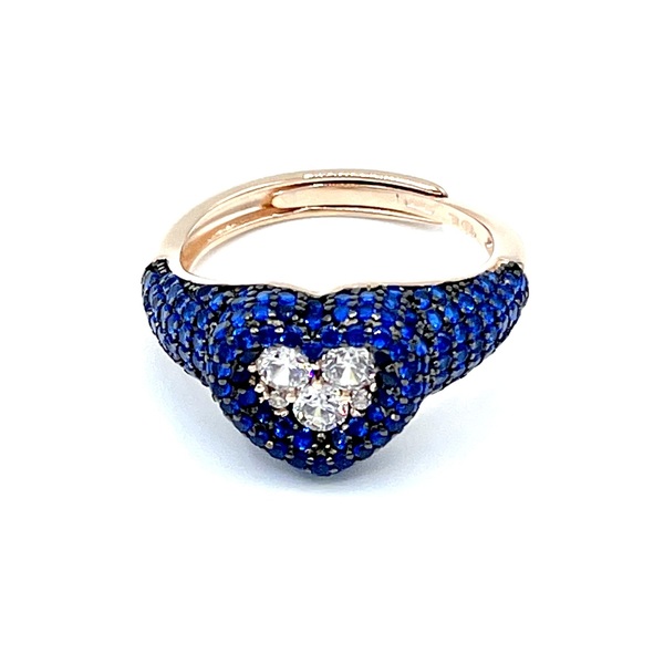 Anello in argento tit. 925m.