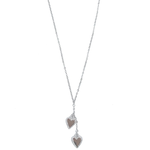 Necklace in silver tit. 925m.