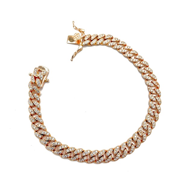 Bracciale grumette in argento tit. 925m. 16cm