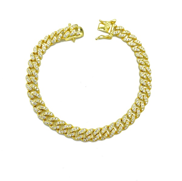 Bracciale grumette in argento tit. 925m. 17cm