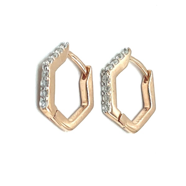 Cerchi in argento tit. 925m. con zirconi