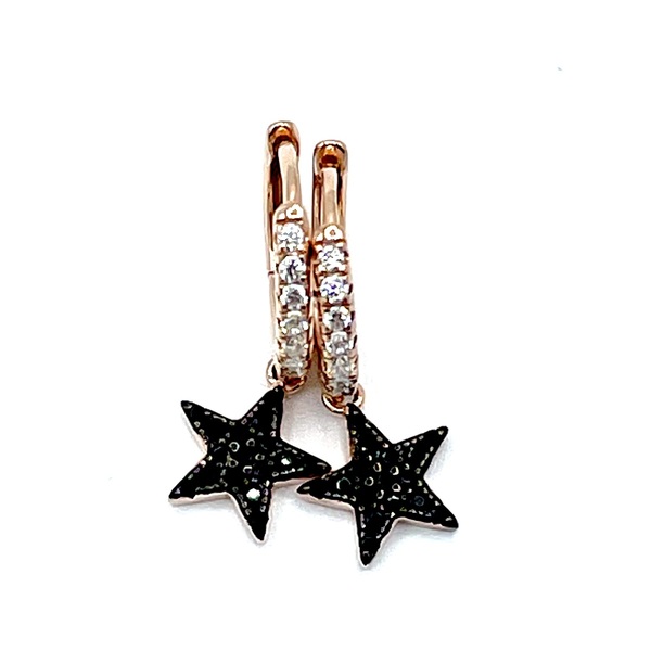 Cerchi in argento tit. 925m. con zirconi