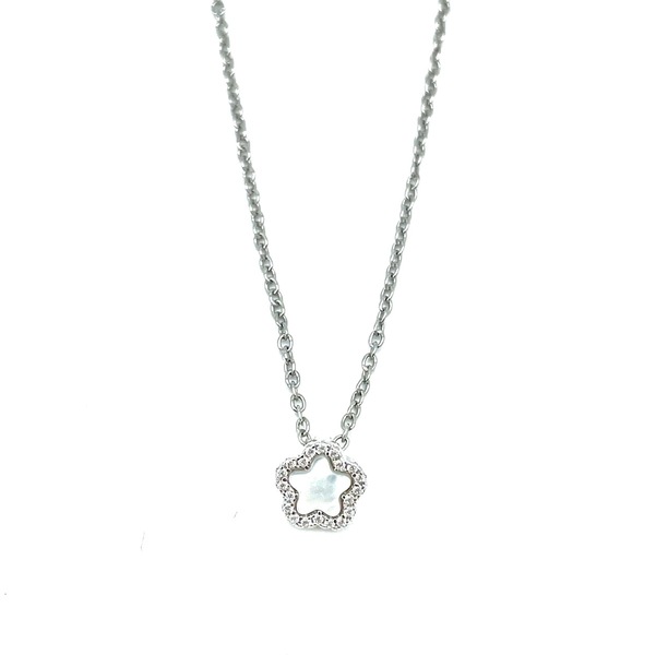 Necklace in silver tit. 925m.