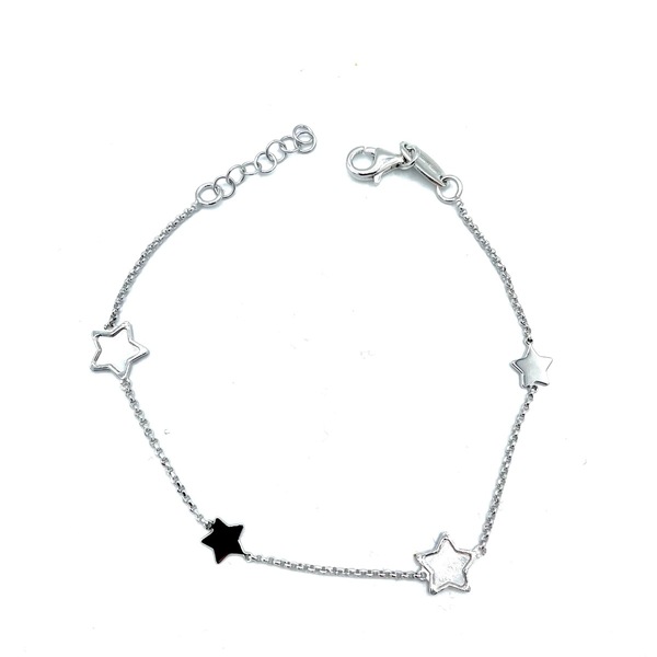 Bracelet in silver tit. 925m.