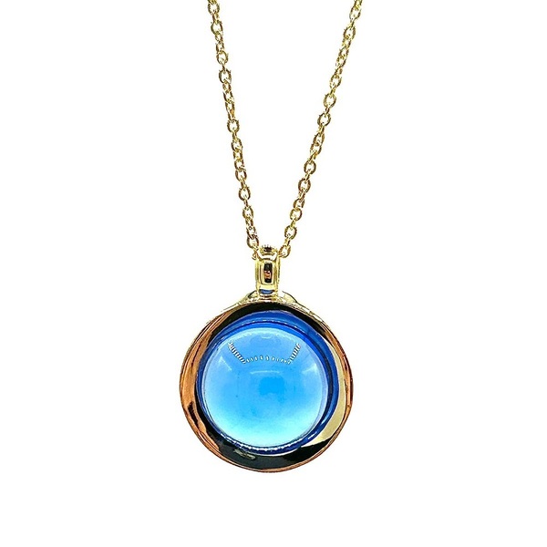 Pendant in silver tit. 925m. and hydrotermal quartz.