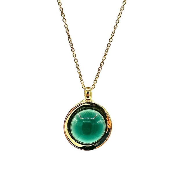 Pendant in silver tit. 925m. and hydrotermal quartz.