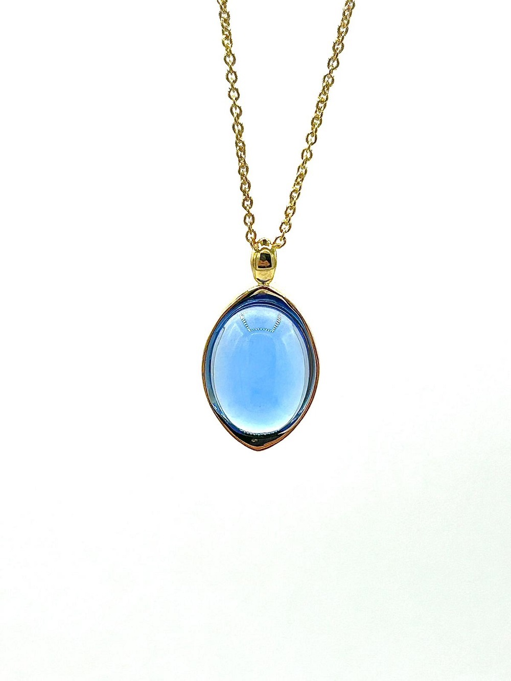 Pendant in silver tit. 925m. and hydrotermal quartz. - K280G12