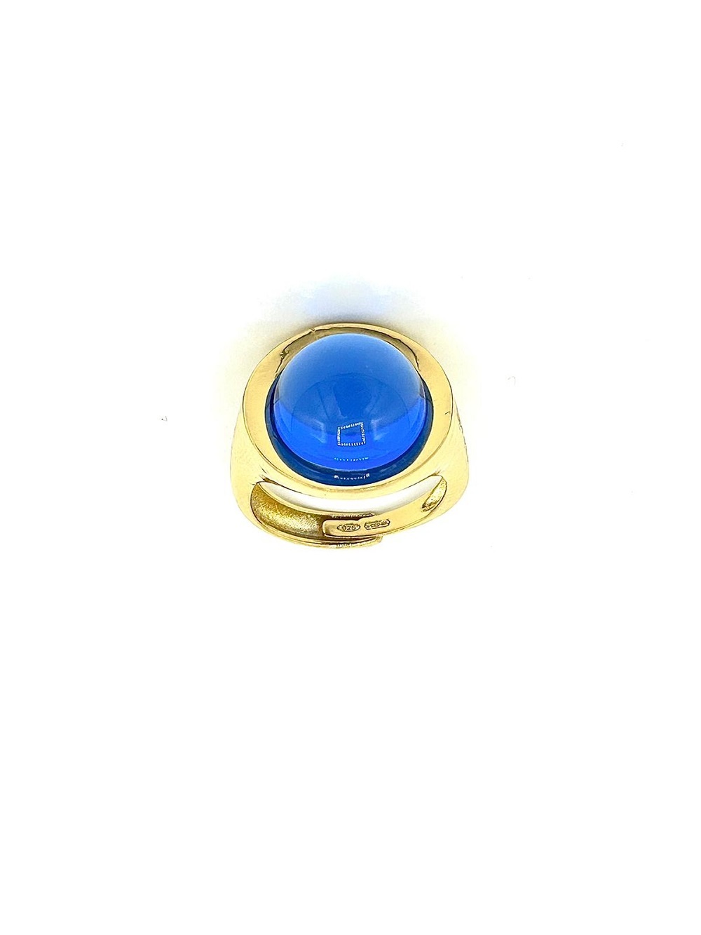 Ring in silver tit. 925m. and hydrotermal quartz. - A280G12