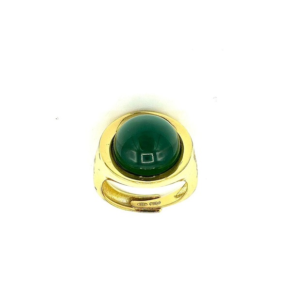 Ring in silver tit. 925m. and hydrotermal quartz.